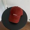 Fashion Hat Korean Four Seasons Versatile Big Head Circumference Face Embroidery Wide Brim Shade Baseball Cap Hat Fashion Casual Men's Blue
