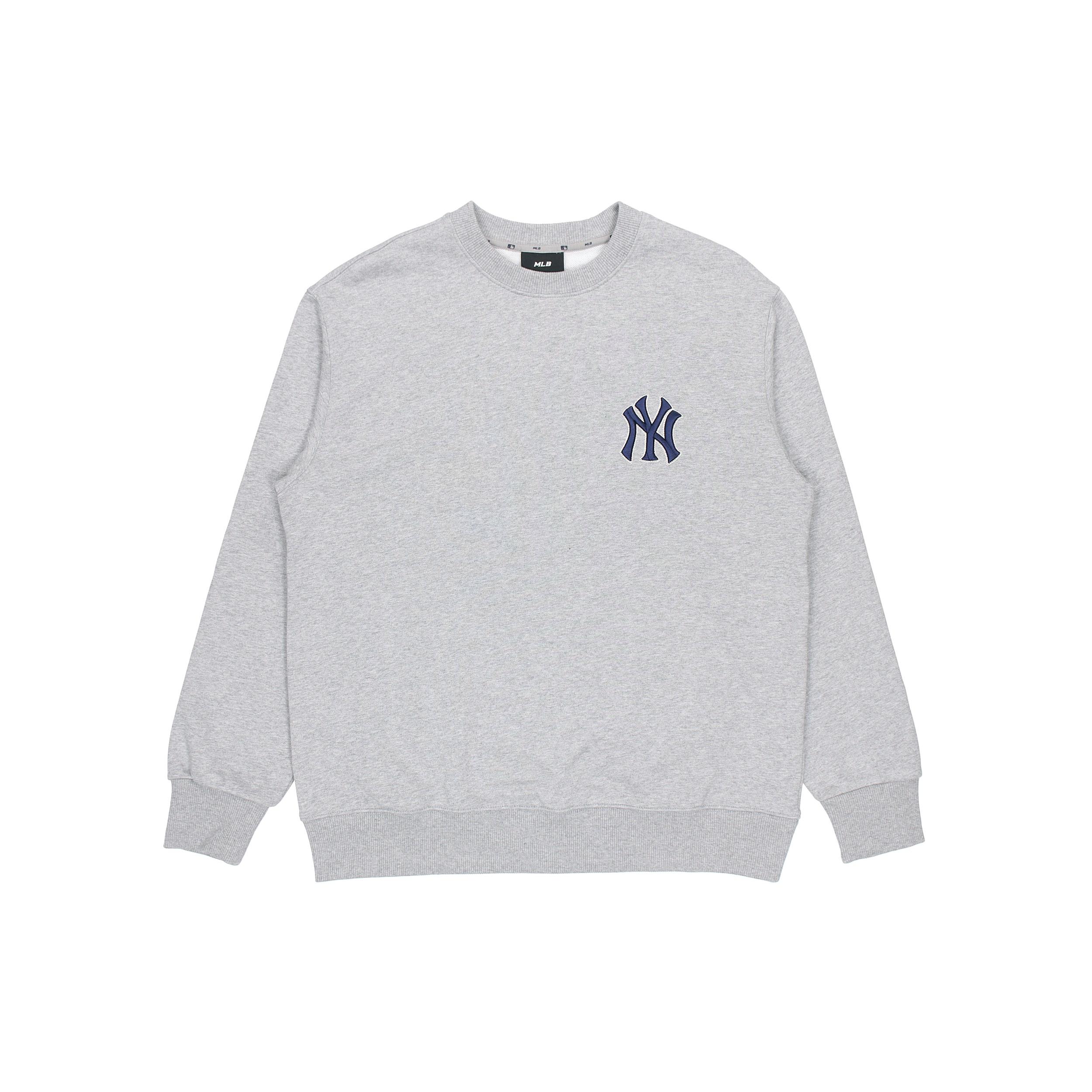 

New MLB Sweatshirt Fall Unisex Gray 3AMTM0514-50MGS S