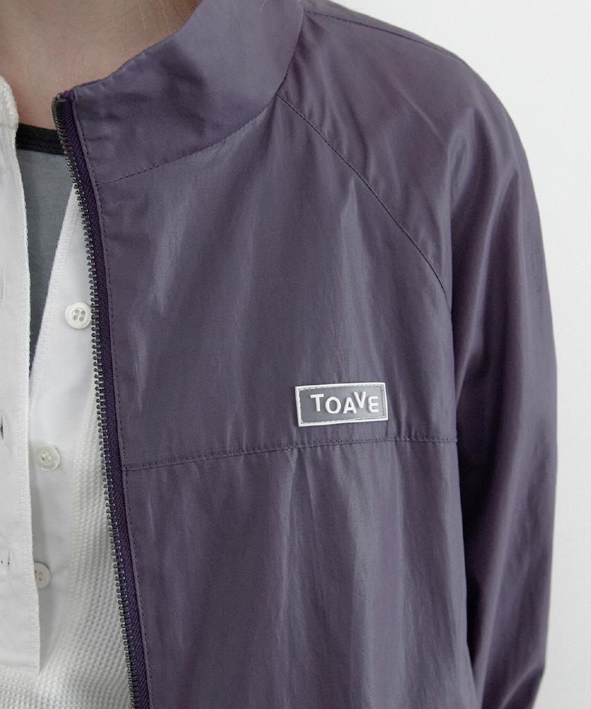 TOAVE Rush High Neck Wind Jacket (Purple)