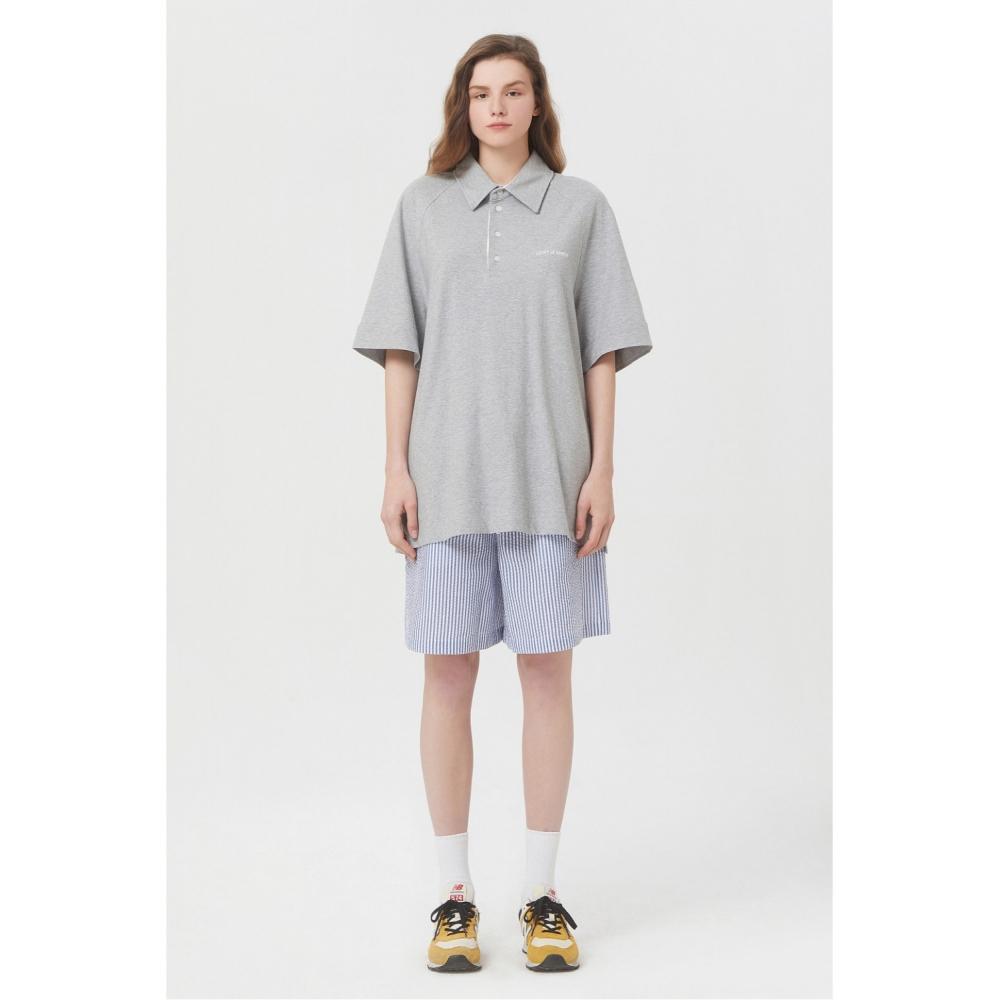 

LUCKYMARCHE SemiOversized Raglan Collar Tshirt for UnisexQUTAX23541GYM