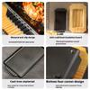 Rectangular restaurant, thickened cast iron plate baking tray, household grilled fish plate, grilled meat plate, steak plate