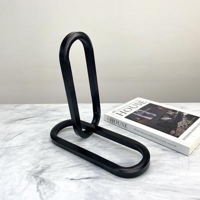 Modern Kreativ Schwarze Kette Geometrisch Unregelmäßige Ornamente Modellhaus Verkaufsbüro Bürogebäude Wohnzimmer Dekoration