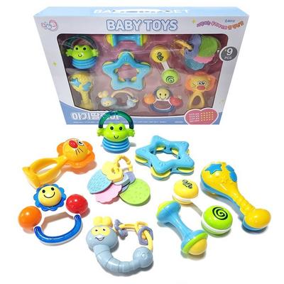 Pastel Baby Rattle Set / My Babys First Gift / Rattle, Teether, Etc. / 100th Day Gift, Baby Gift, Baby Gift, Newborn Gift Korean Childrens Toys
