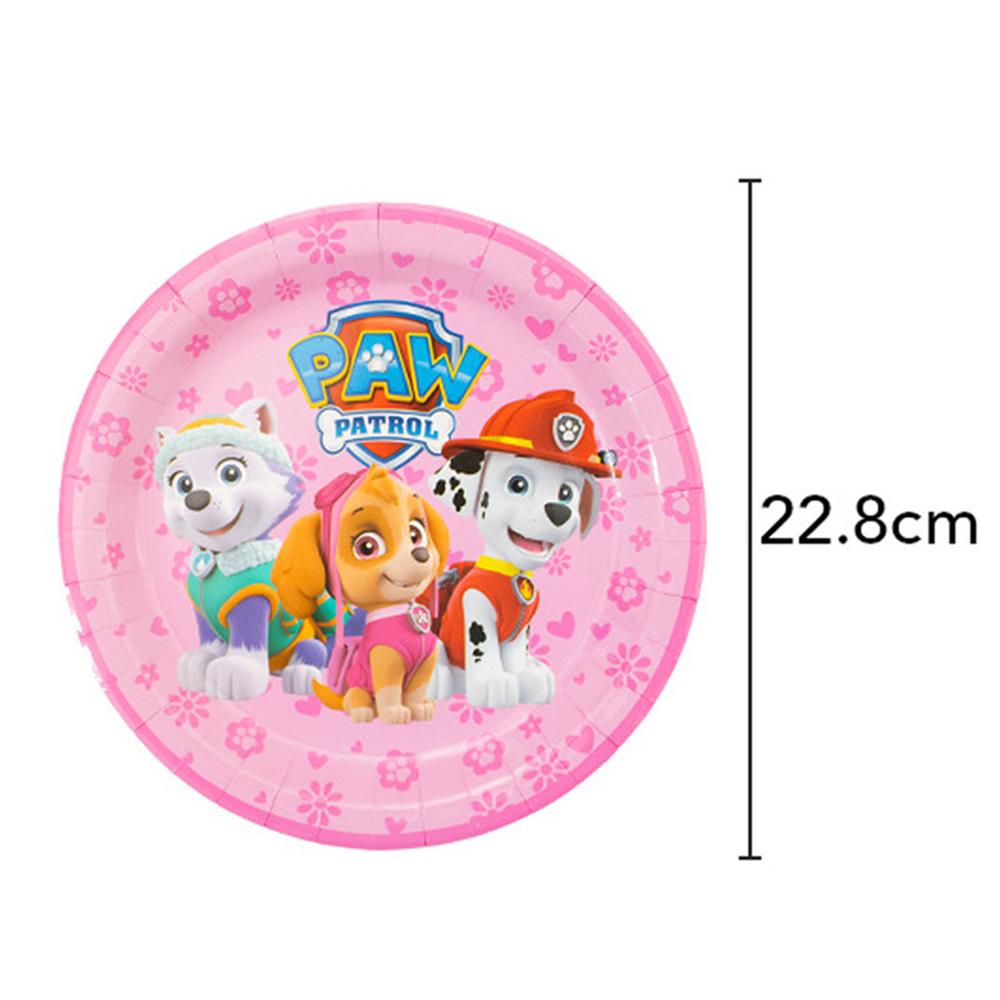 51pcs Paw Dog Patrol Party Tableware Set Includes Plates Napkins Cups Tablecloth