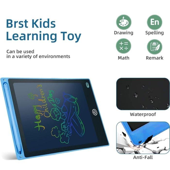 Tablette Dessin Enfant Ardoise Magique 8.5 Pouces LCD - Couleur Bleue