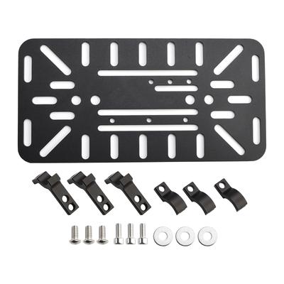 Universal Symmetrical Side Saddlebag Mounting Bracket Kit Black For Motorbike