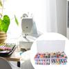 72 Color Polyester Thread Sewing Machine Bobbin Thread with Case for Sewing Machine Hand Stitching Needlework Project
