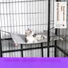 Cat Hammock Bed Breathable Mesh Hanging Pet Bed Removable Washable Design For Cat Cage Rest Summer Use