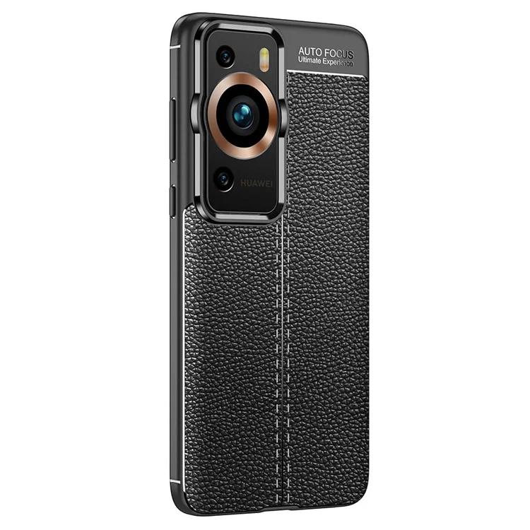 

Чехол для телефона из ТПУ с текстурой личи для Huawei P60 / P60 Pro, чехол для смартфона с защитой от падения