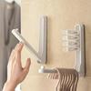 A Compact Hanger System, A Foldable Hanging Storage Rack, A Hook Storage Organizer, And a Hanger Organizer, Drying Rack