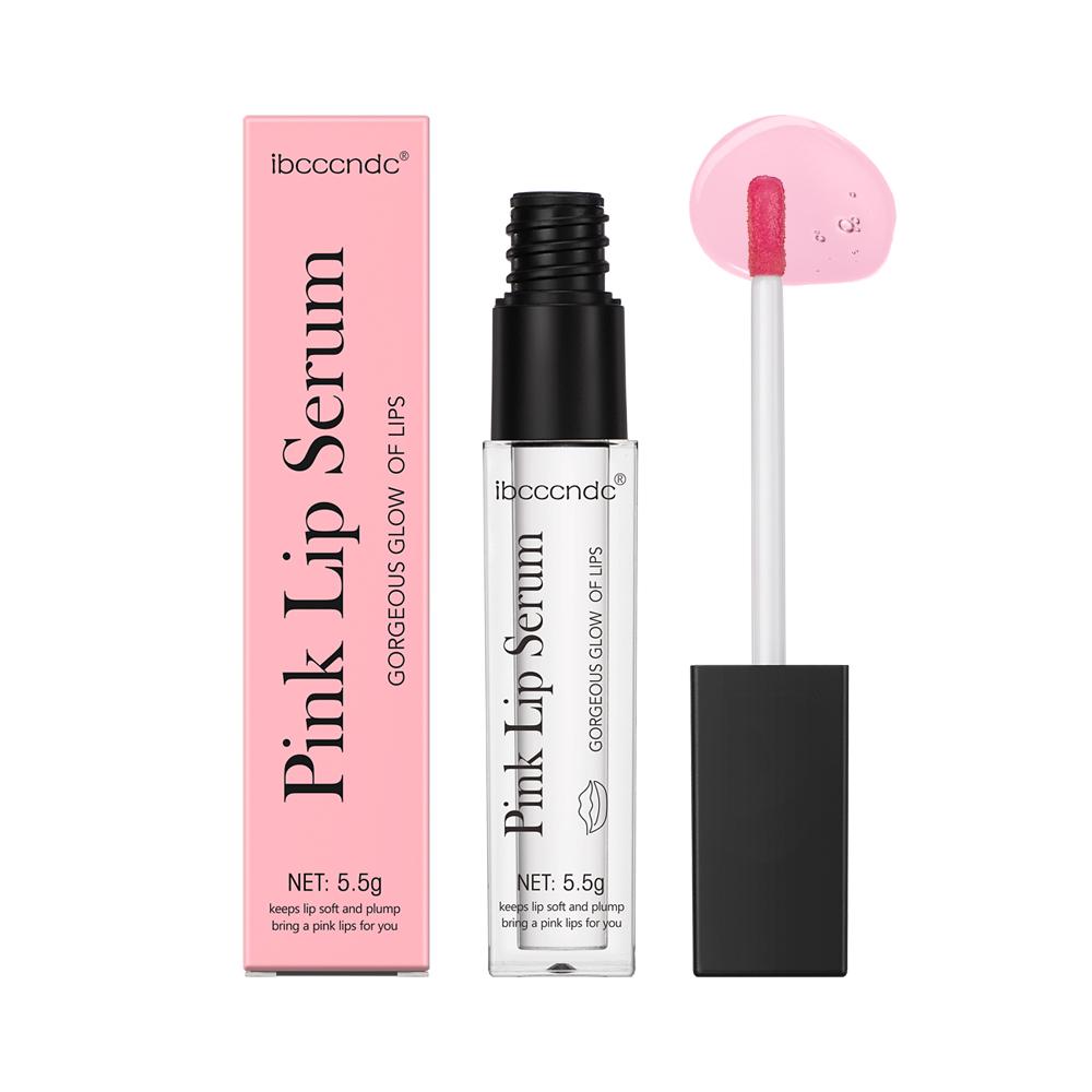 Natürliches Rosa Serum Lippen Rosa Frisch Entfernen Dunkle Lippen Gel Aufhellende Essenz Creme Balsam Reparieren Feine Linien Aufhellen Lippenpeeling