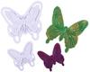Sugar Paste Cutters Butterflies 2 Pcs Butterfly Mold