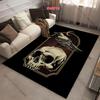 3D Skeleton Crew Printed Carpet Bedroom Living Room Sofa Study Large Area Non Slip Rug Gift Floor Mat for Son Husband Multi Size