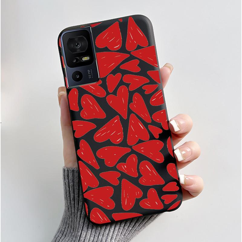 Phone Case For TCL 40 SE 40SE 40 XL 40R 40XL 40T Case Luxury Cute Cool Cartoon Black Soft Silicone Cover Protective Shell Coque