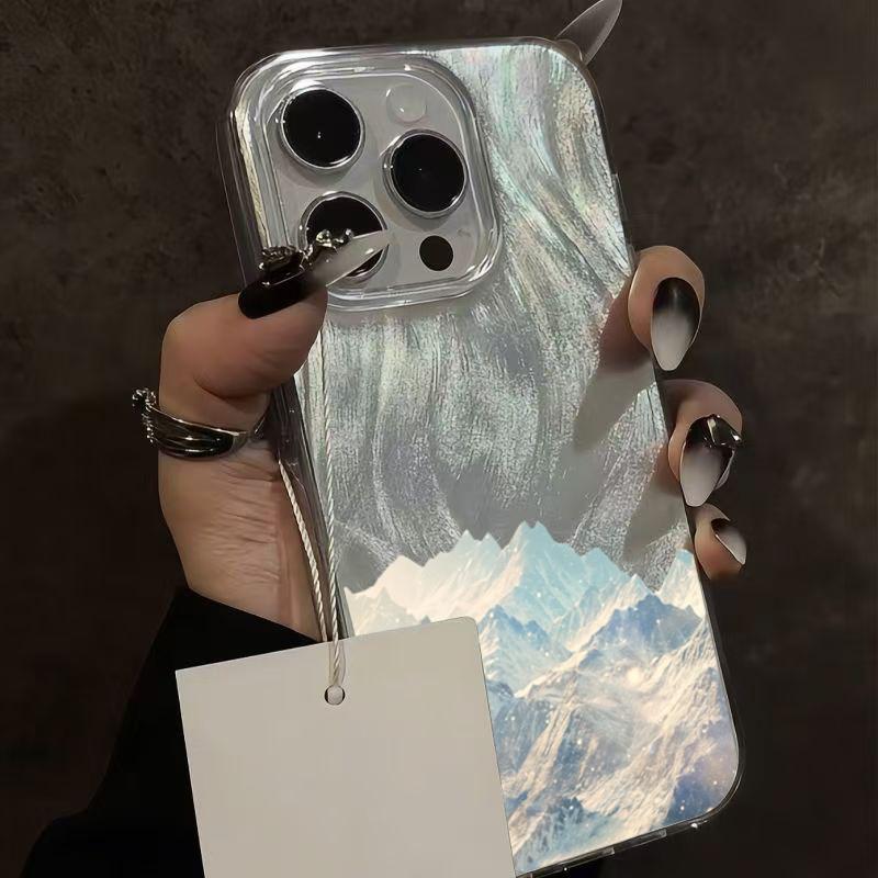 Snow Mountain Scenery Phone Case For Samsung Galaxy S25 Ultra 5G Cases S24 FE S23 S22 Plus A16 A26 A36 A56 A55 A54 A53 A35 Cover