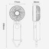 New 1800mAh Hand-Held Mini Portable Fan LED Display Design 3-Gear for Indoor and Outdoor Portable Summer Cooling Appliances