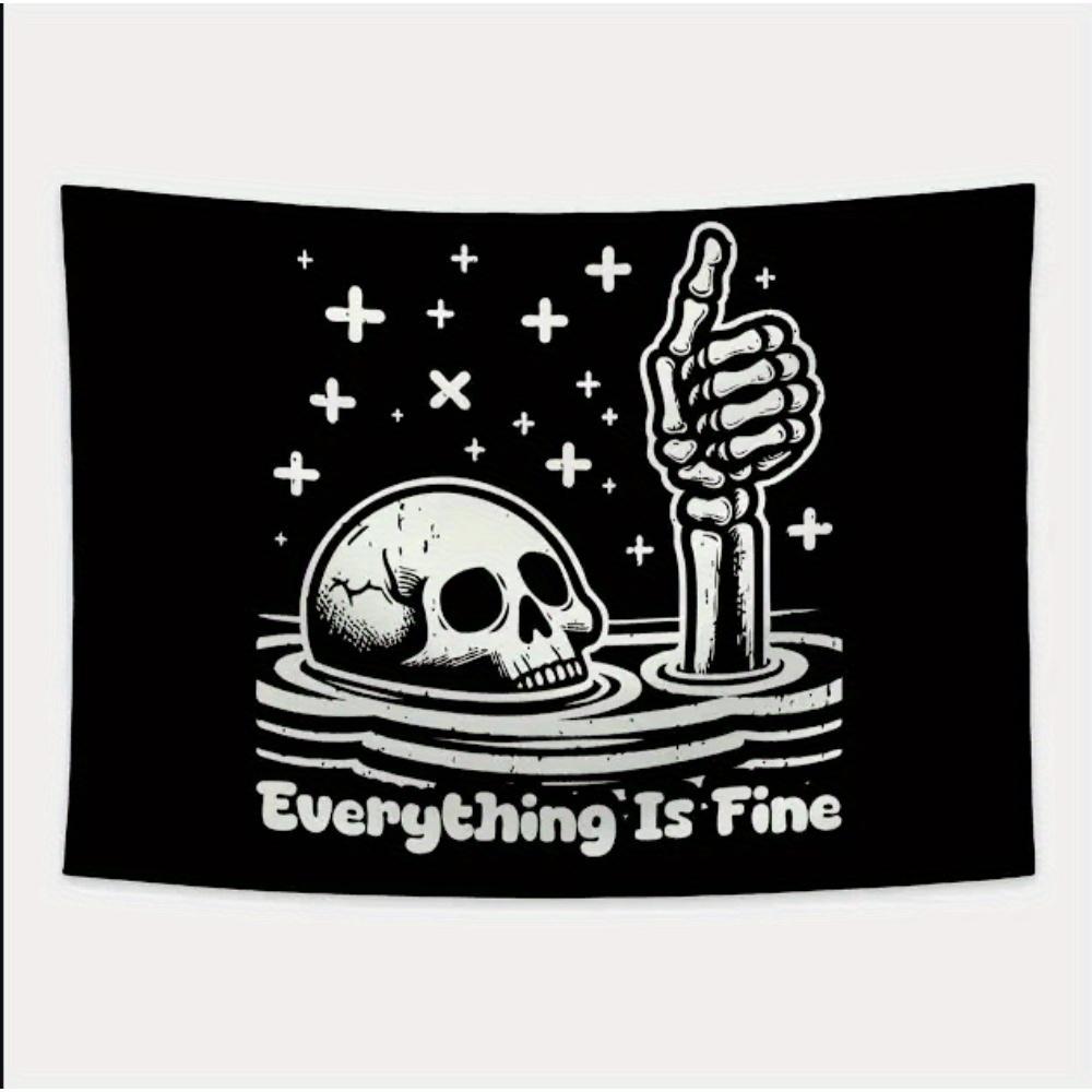 

Художественный гобелен Уникальный дизайн для домашнего декора Придаст причудливый и черный юмор и интригу любой комнате 74x94cm(29x37in)