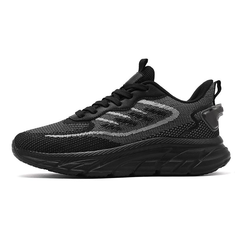 Men's thick-soled sports shoes with footrests, fashionable and breathable casual shoes, sports shoes suitable for outdoor runnin
