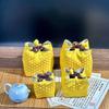 Tea Ceremony Accessories Tea Set Organizer Bag Embroidered Teaware Storage Bag Handbag  Unisex