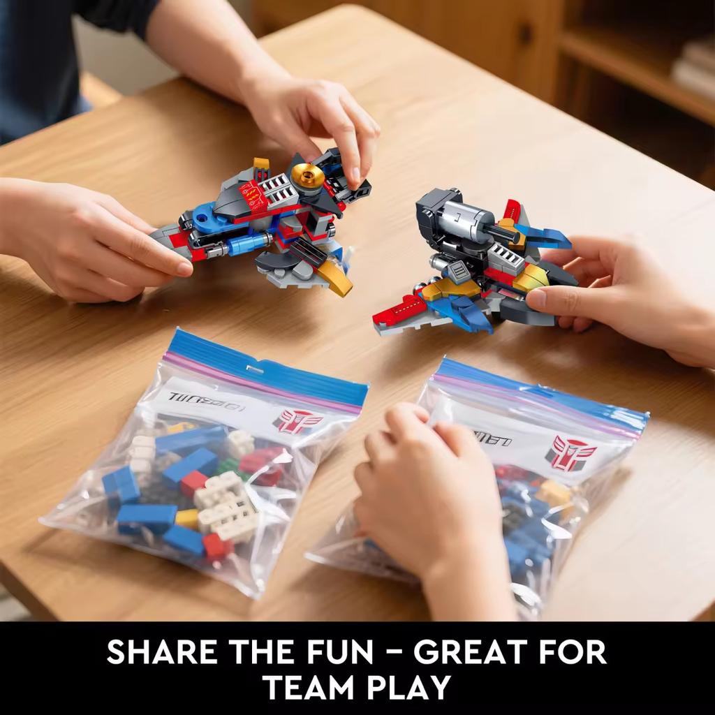 769PCS 8 in 2 Optimus Warrior Bausteine Jungen Spielzeug Verformungsroboter Fahrzeug MOC Ziegel Modelle Bauspielzeug Geschenke Set