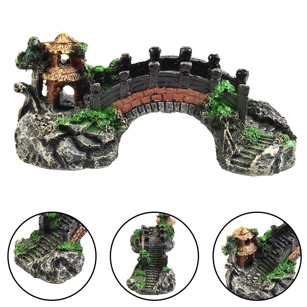 Brand New Resin Bridge Aquarium Decoration 1pcs Fish Tank Ornament Landscape Harmless Home Decor Insoluble In Water