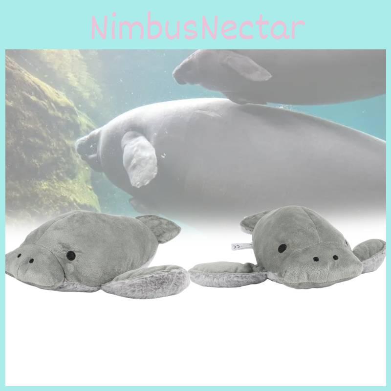 Plush Manatee Toys Cute Cartoon Soothe Children Girls Birthday Holiday Gift Doll