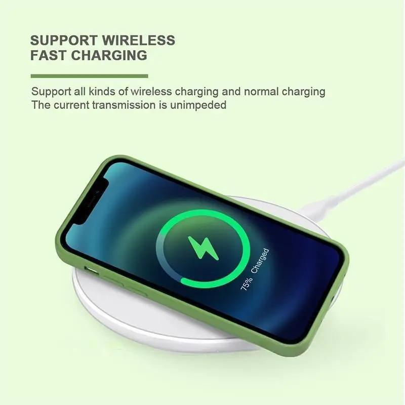 Matte Square Soft Liquid Silicone Phone Case For iPhone 15 14 13 12 11 Pro Max X XR XS Max 7 8 15 Plus Lens Camera Protection Cover