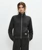 Marith + Franois Girbaud W Basic High Neck Zipup Charcoal