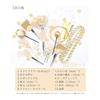 [JZOON] Hair Accessories, 9 Colors, Dried Flowers, Preserved Flowers, Gold Leaf, Tassel, Mizuhiki, Wadamama, for Coming-of-Age Ceremony, Graduation,