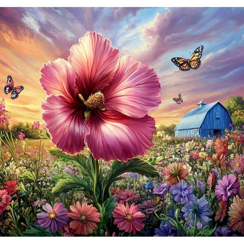 

GATYZTORY Paint By Numbers Acrylic Paints Flower Landscape Drawing By Numbers Number Painting Artwork Home Decors 30x20cm no frame светло-серый