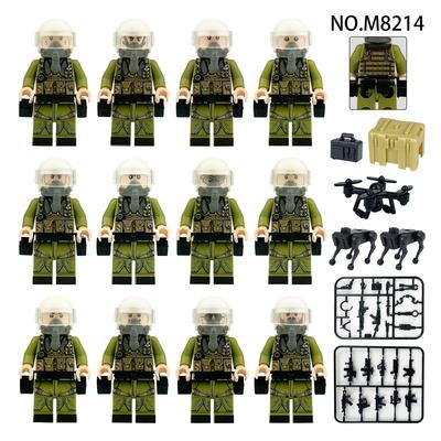 Military Series Fighter Pilot Minifigure Building Blocks Toys