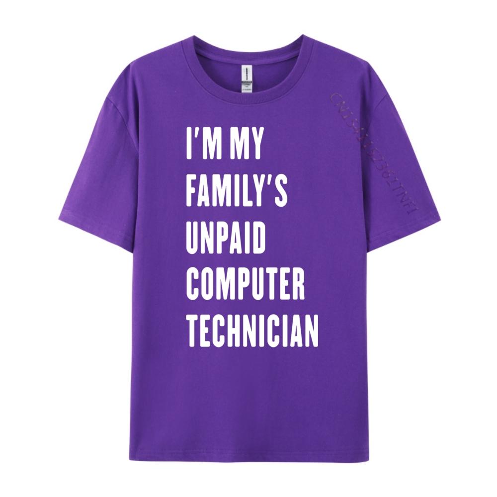Funny Computer Technician Mens Clothing Winter Oversized T Shirt Men Oversized Character Graphic Tee Original Mens TShirts