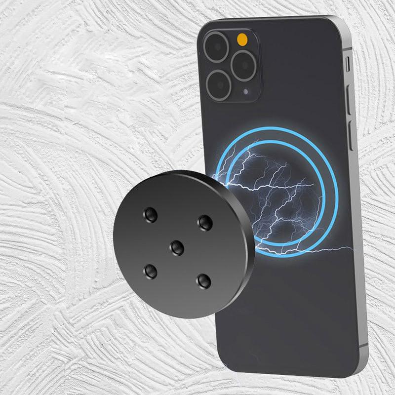 Magnetic Phone Holder Base 1/4 Hole Tripod Adapter Ball head Gimbal for iPhone 15 14 13 12 MagSafe Removable Cell Phone Stand