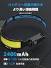 Smiling Shark Headlamp 6 COB Lights with Adjustable Focused Powerful LED Headlamp with 6 Lighting Motion Adjustable 8 Hours of Continuous IPX4