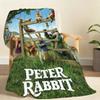 Classic Movie P Peter R RabbitS Blanket For Soft Throw Blanket for Picnic Bed Sofa Home Bedroom Cozy Warm Comfortable