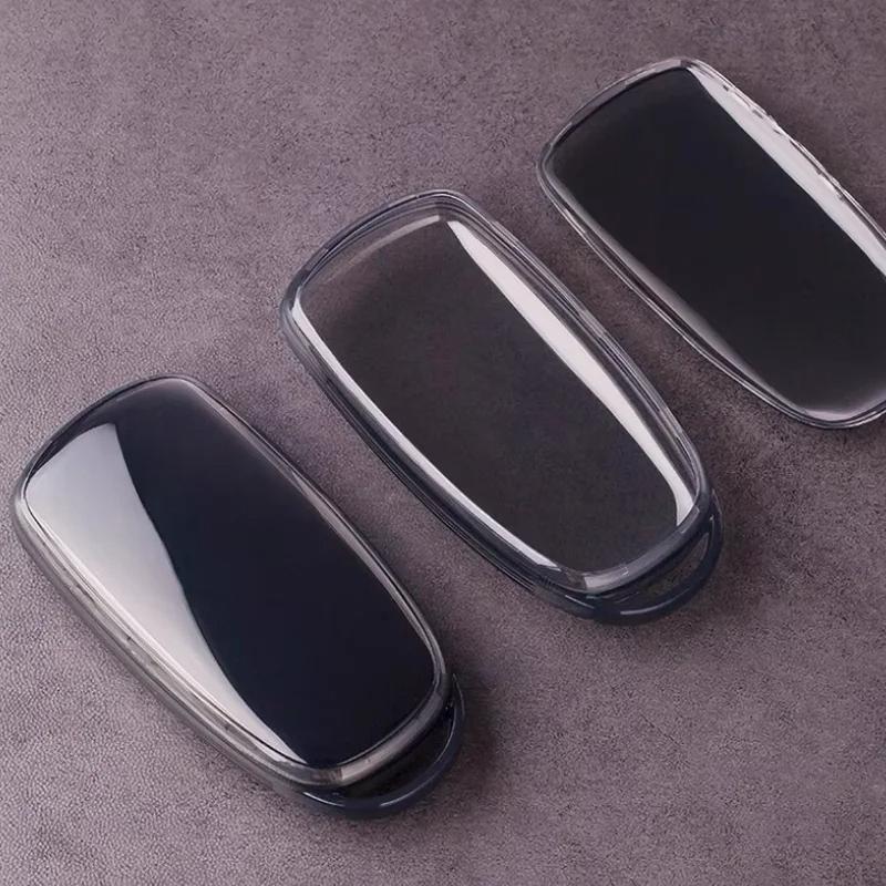 For Chery Omoda 5 C5 Tigo 7 8 Pro Max Tigo 7 8 Plus Arrizo 5 Plus Car Key Case Soft Tpu Key Cover Fob Keychain Ring Accessories