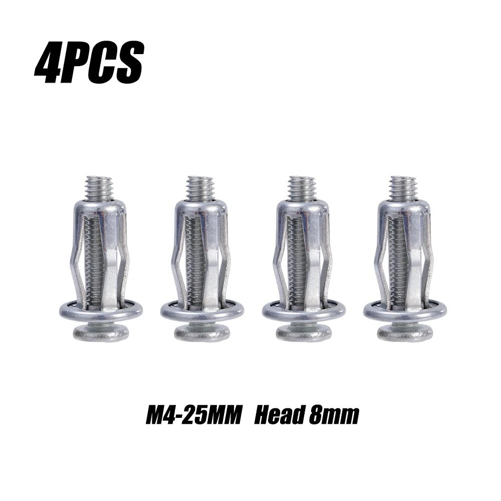 

Комплект лепестковых заклепок-гаек M4 M5 M6 M8, фиксация номерного знака автомобиля, металлический зажим, основание, многофункциональный фиксированный гаечный болт, зажим 4 шт./комплект