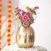 Metal Hammered Oval Shape Vase for Home Decor Decoratives for Indoor Outdoor Living Room Balcony | Best Gift