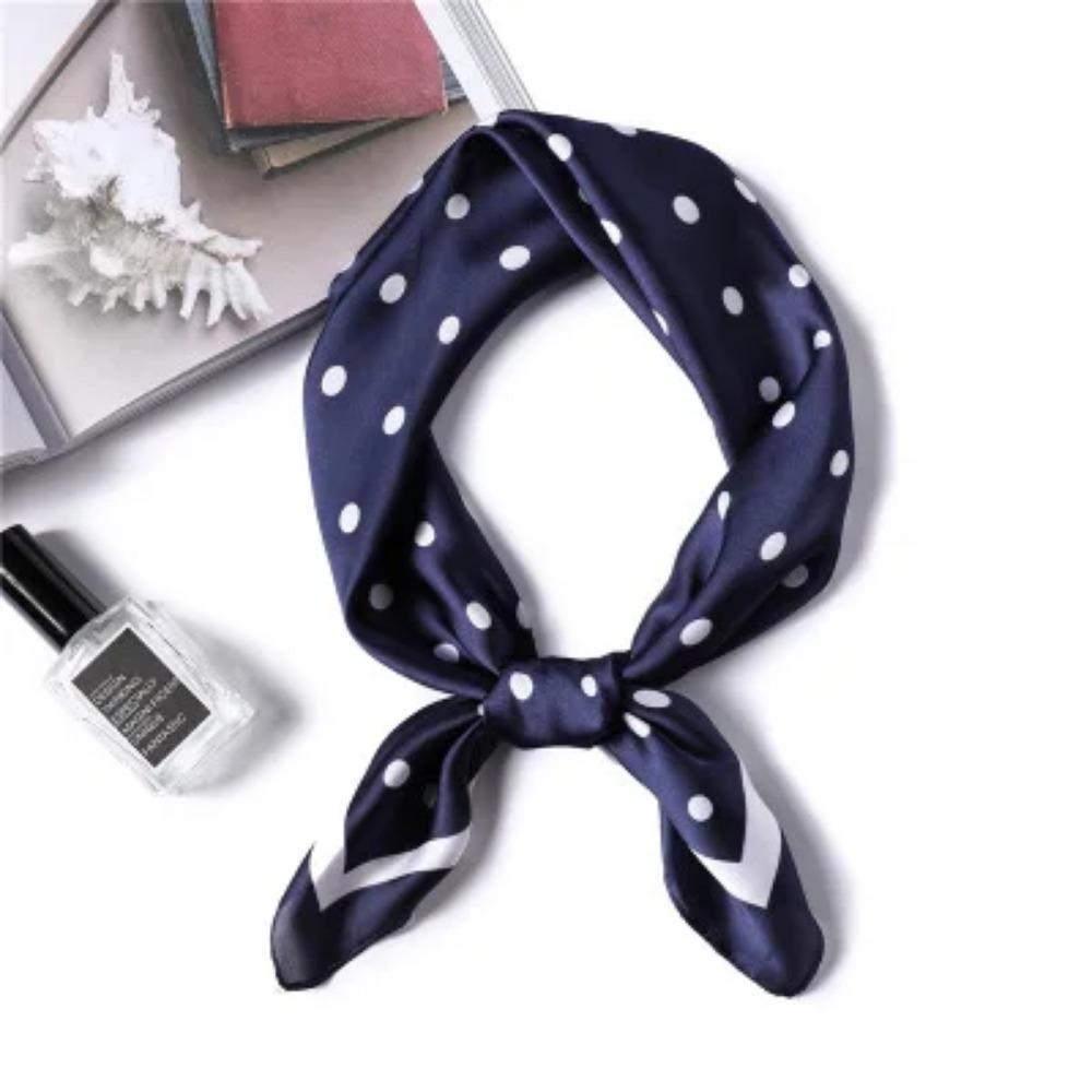 2025 Summer Luxury Brand Silk Scarf Square Women Shawls And Wraps Fashion Office Small Hair Neck Hijabs Foulard Scarves 70*70cm