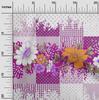 oneOone Tessuto Cotone Flex Rosa Fucsia Floreale Asiatico Con Texture Tessuto per Vestiti Tessuto Stampato Al Metro 40 Pollici