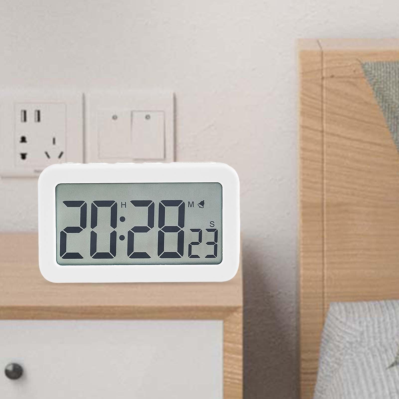 

Digital Clock Snooze Small Clock Desk Clocks for Kids Adults Home Decor белый