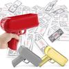 Big Power Electric Gold Edition Spray Money Gun Moneygun Dollar Gun Spray Money Gun Shoot Money Banknote Gun Toy Gun
