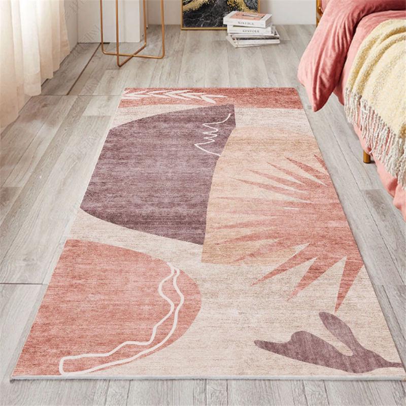 

Скандинавский Современный Милый Ковер для Спальни и Гостиной - Простые Напольные Коврики и Прикроватный Плед 60x160 cm