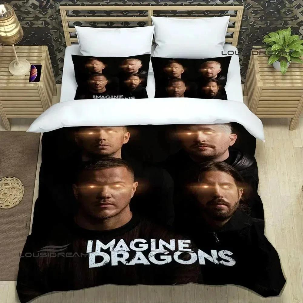 Comforter Rock Band Imagine Dragons Bedding Sets Exquisite Bed Supplies Set Bed Comforter Set Bedding Set Luxury Birthday Gift