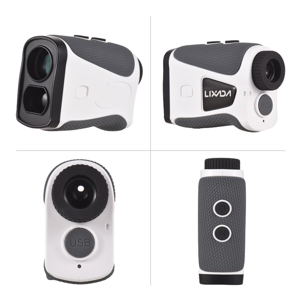 Dalmierz golfowy z teleskopem nachylonym 6x LCD 905nm Laser typu C Prosty poziomy pionowy