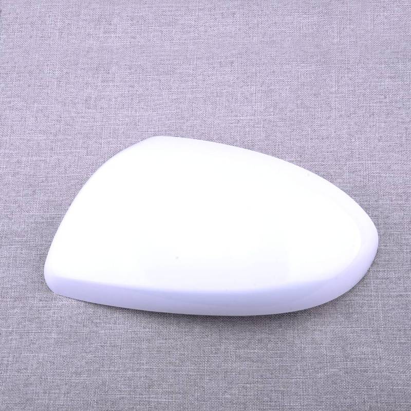 White Front Left Side Door Wing Mirror Cover Cap ABS Plastic Fit for Mazda 2 MK2 Hatchback 2007 2008 2009 2010 2011 2012-2014