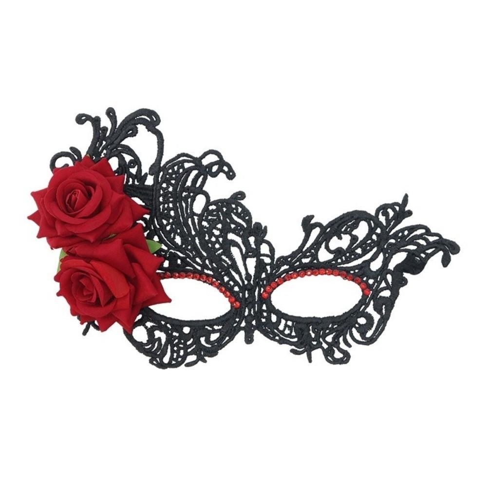 Seductive Style Masquerade Mask Cosplay Half-Face Lace Mask Party Occasion