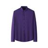 Men's Shirt Long Sleeve Fashion No Iron Business Casual Pure White