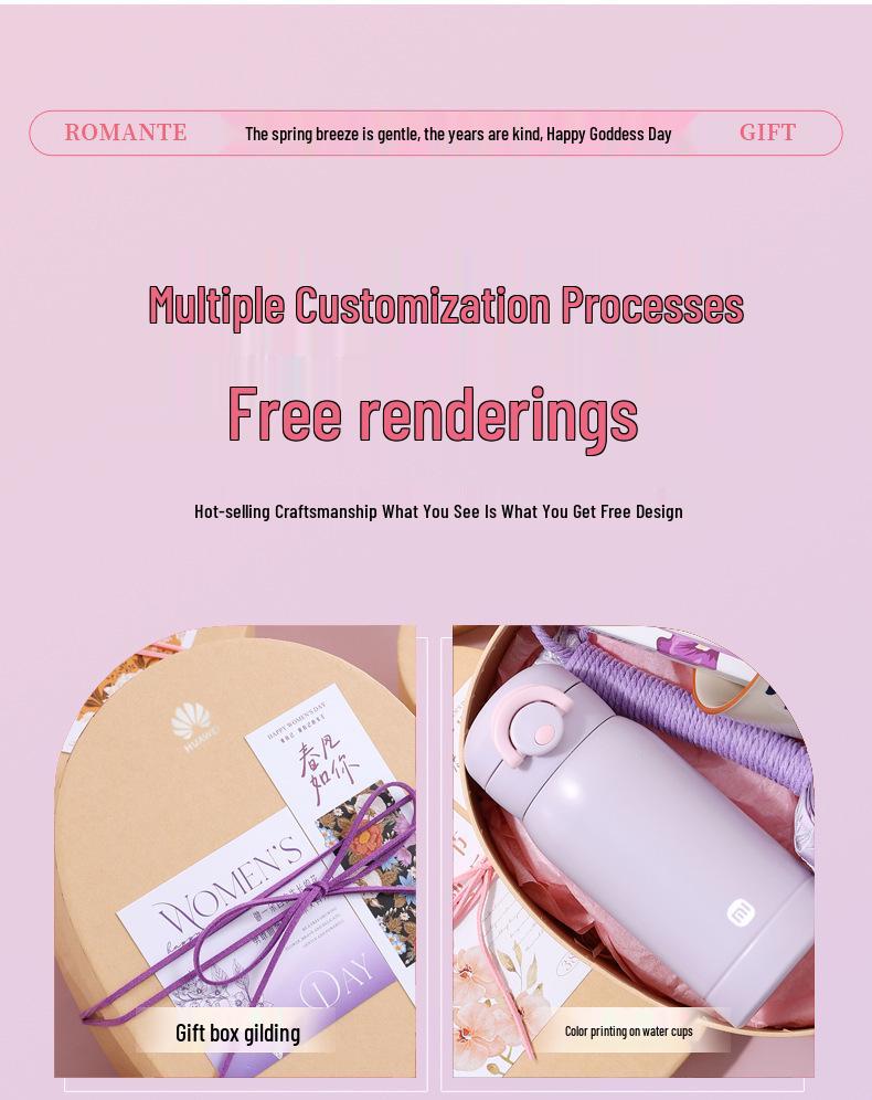 Women's Day Goddess Festival Souvenir Set - Perfect Gift for Employees and Clients