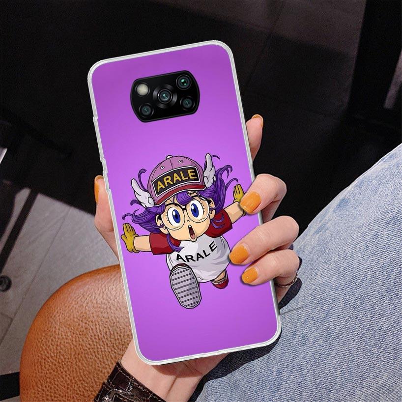 Dr Slump Arale Anime Phone Case For Xiaomi Poco X7 X6 X5 Pro F7 Ultra Redmi 15C 15 13C 13 12C 12 10 10A 10C 9 9A 9C 9T Cover Poc